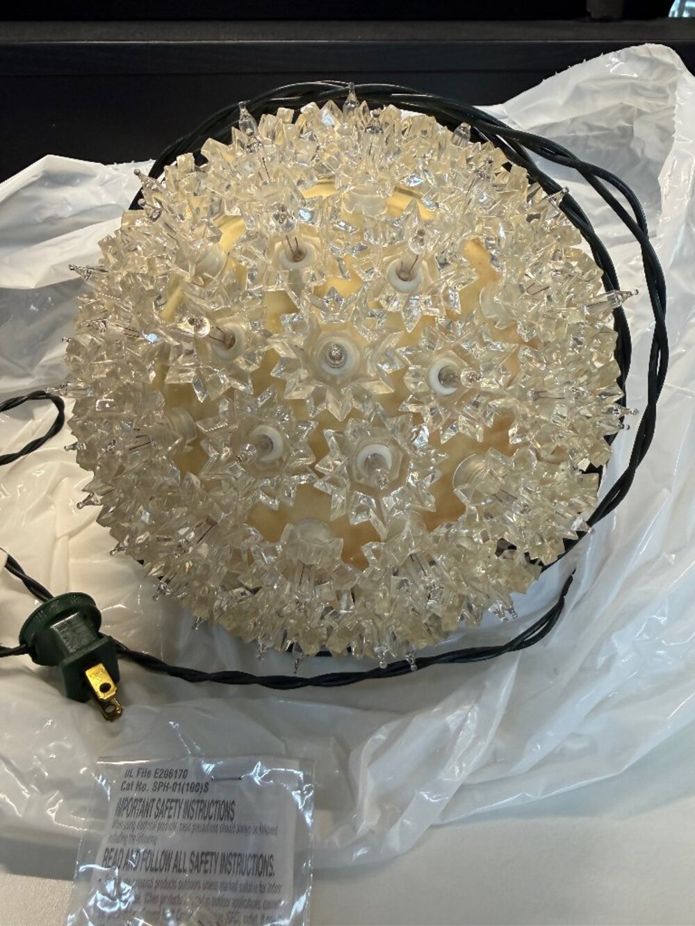 Starlight Sphere 100 Light Constellation "Clear" Indoor/Outdoor Novelty Light